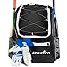 Athletico Baseball Bat Bag - Backpack for Baseball, T-Ball & Softball Equipment & Gear for Youth and Adults | Holds Bat, Helmet, Glove, Shoes | Separate Shoe Compartment, Fence Hook (Black)