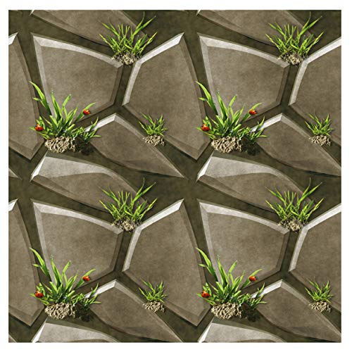 Image of DECOR PRODUCTION Self Adhesive Wallpaper Wall Sticker for Home Decor, Living Room, Bedroom, Hall, Kids Room, Play Room (PVC Vinyl, Water Proof 20 sq.ft) 16x90 Inches Each Strip