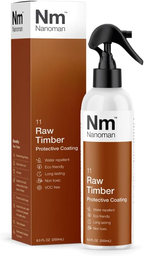 Nanoman Timber Wood Water Liquids and Stain Penetrating Sealer 250m