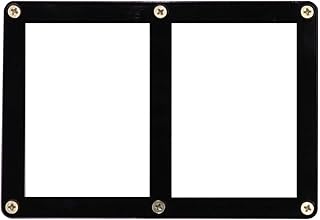 Ultra Pro 2-Card Black Frame Screwdown Holder