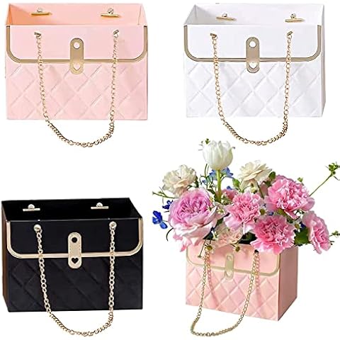 4PCS CTDMJ Flower Paper Gift Bags Cover