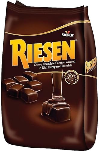 Riesen Caramelo masticable trozos de chocolate oscuro, 30 oz (SUL398052)