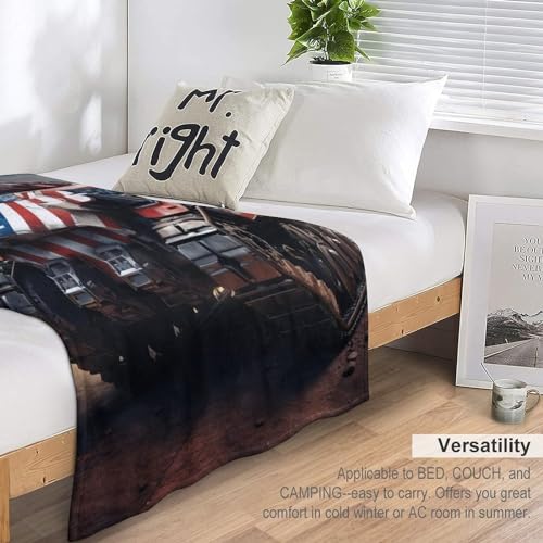 Couverture flannel polaire anti-frissons pour réchauffer vos soirées canapé