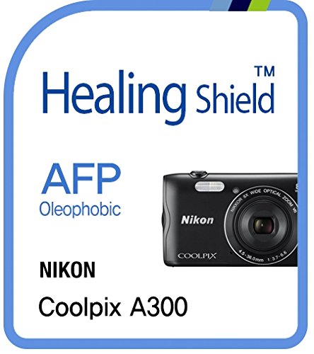 Healingshield XLV[tیtB Oleophobic AFP Clear Film for Nikon Camera Coolpix A300 [2pcs]