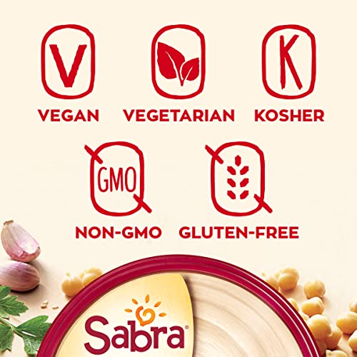 Sabra Classic Hummus, Great Hummus For Dipping, Snacking And Sharing, 10 Oz Tub #TOP4