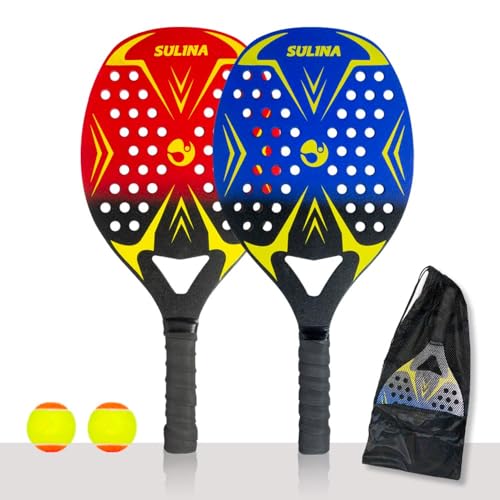 Kit 2 Raquete de Beach Tennis XPlay com Capa e 2 Bolas