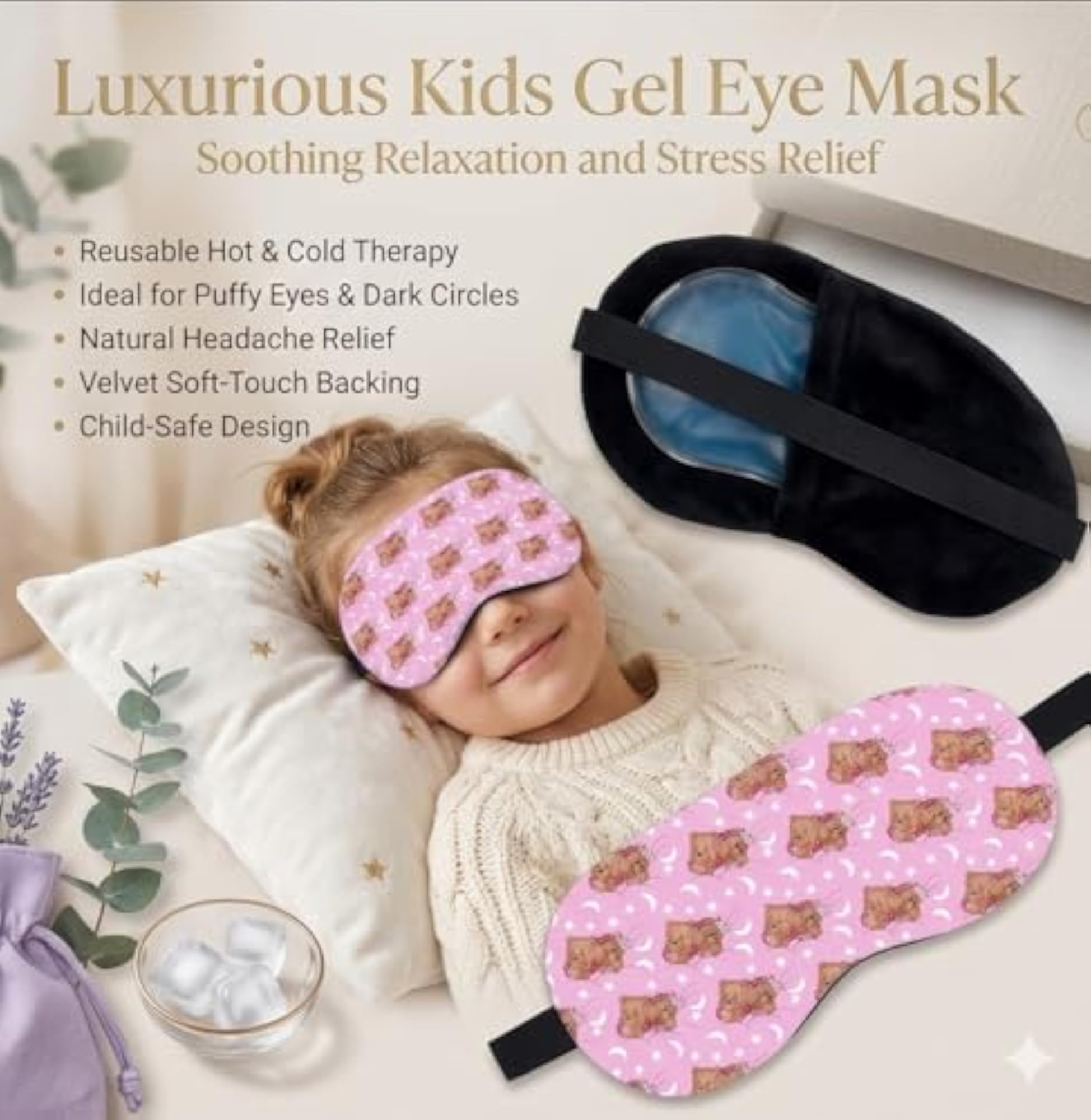 Reusable Gel Eye Compress Mask for Puffy Eyes