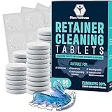 Mars Wellness Retainer Cleaner Tablets - 96 Count Denture Cleaning Tablets, Mouthguard Cleaner, Effectively Removes Odors and Stains, Fresh Oral Hygiene Solution