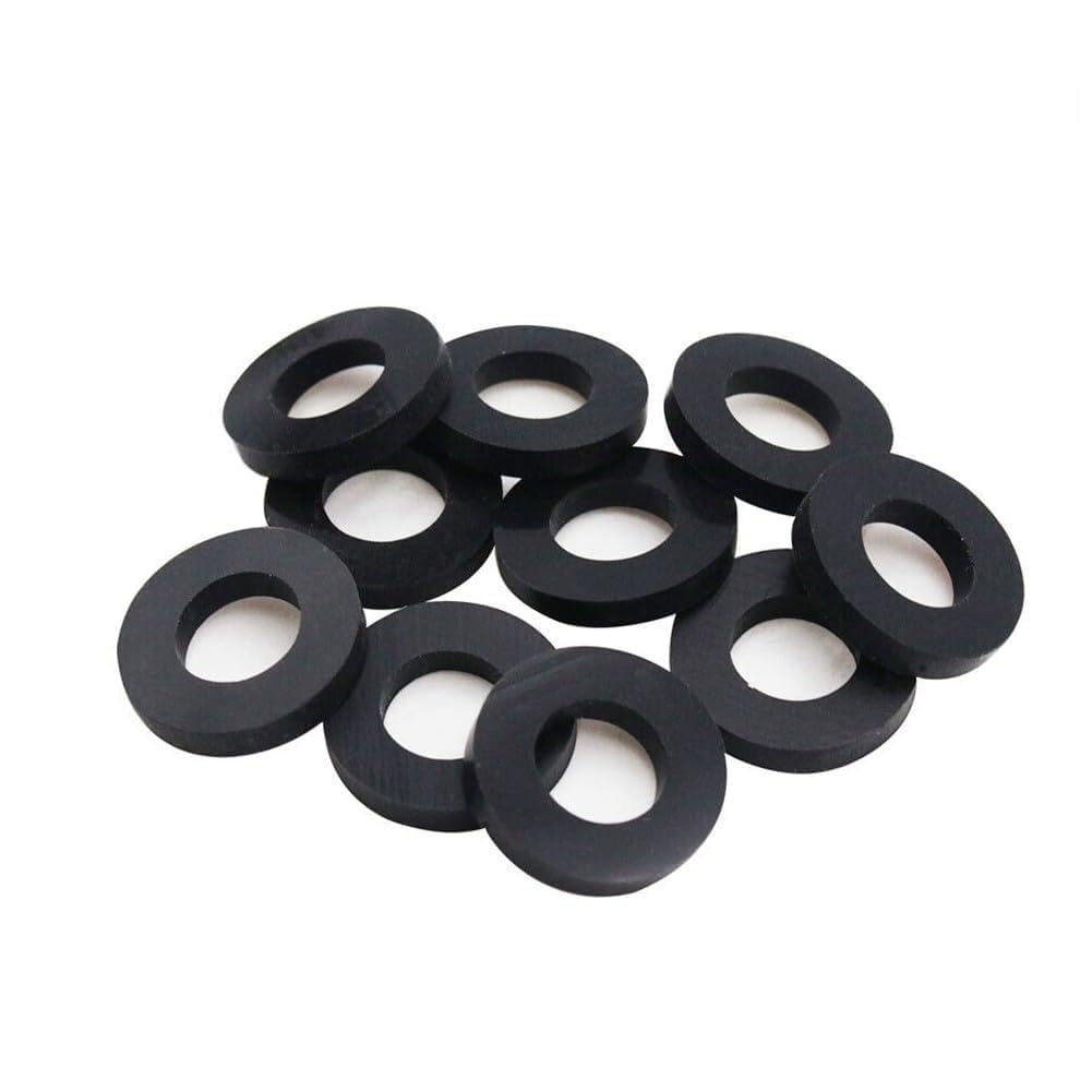 Helilyco Sealing Washer Replacement Gaskets Ring for SodaStream Nozzle Repair Adapter, Black, 10-Pack