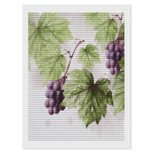 Kit art diamant feuilles de vigne FekiLoot cadeau loisir créatif