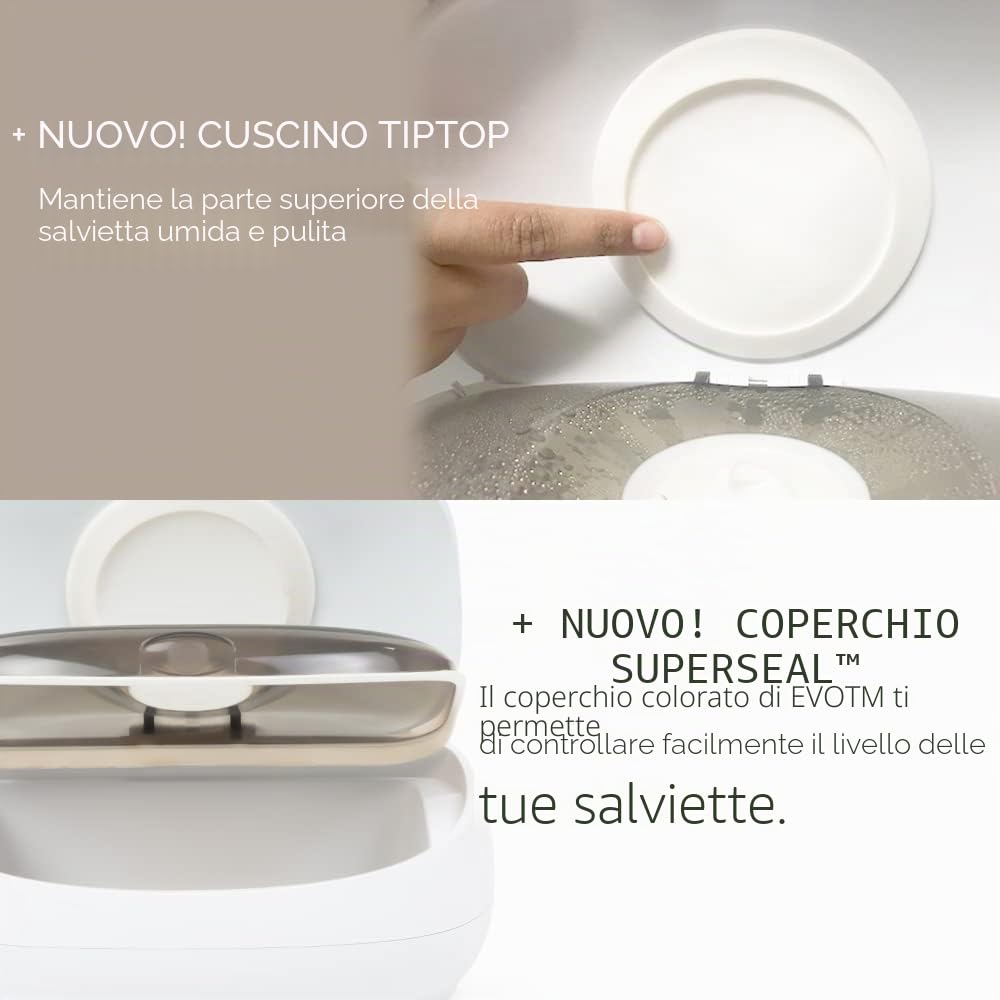 Prince Lionheart EVO Riscaldasalviette Luce Notturna Bianco Bassa Tensione Ever-Fresh System