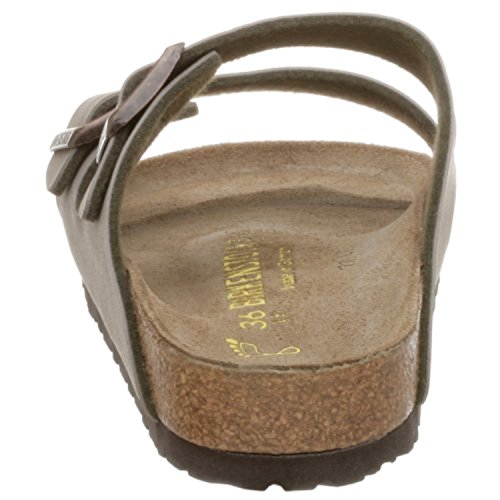 Birkenstock Unisex Arizona Sandal,Stone Birkibuc,39 M EU view 5