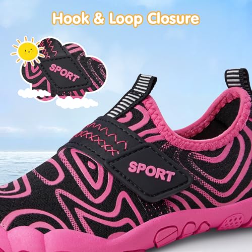 Image of ATHMILE Kids Water Shoes Boys Girls Water Shoes Quick Dry Barefoot Beach Sports Swim Pool Summer Shoes(Little Kid /Big Kid)