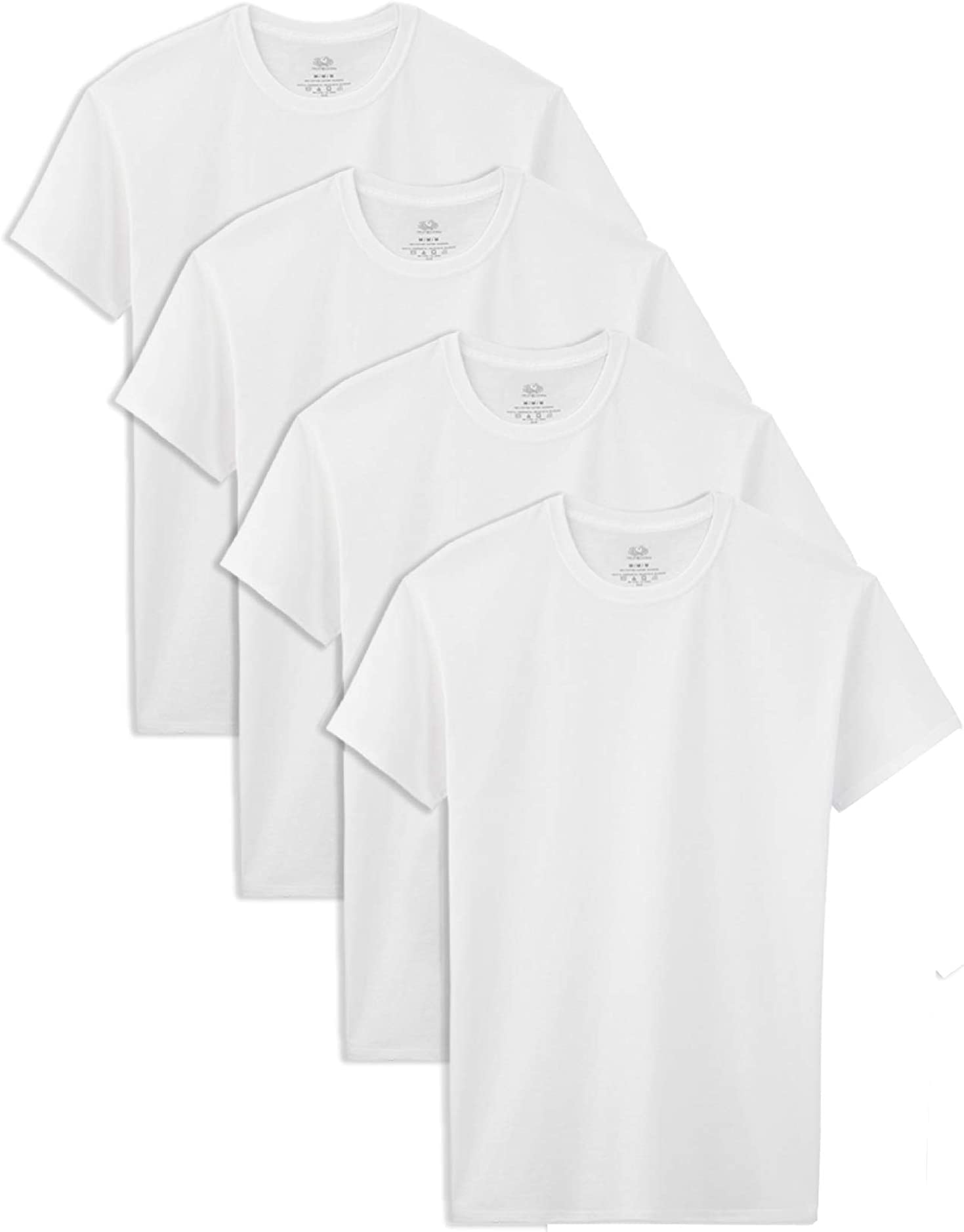 Fruit of the Loom Camiseta blanca de algodón para niño