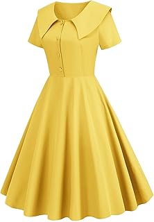 Vestido de otoño para mujer, casual, de manga corta, color liso, para ama de casa, fiesta de noche, vestido de graduación, vestido camisero para mujer, manga larga