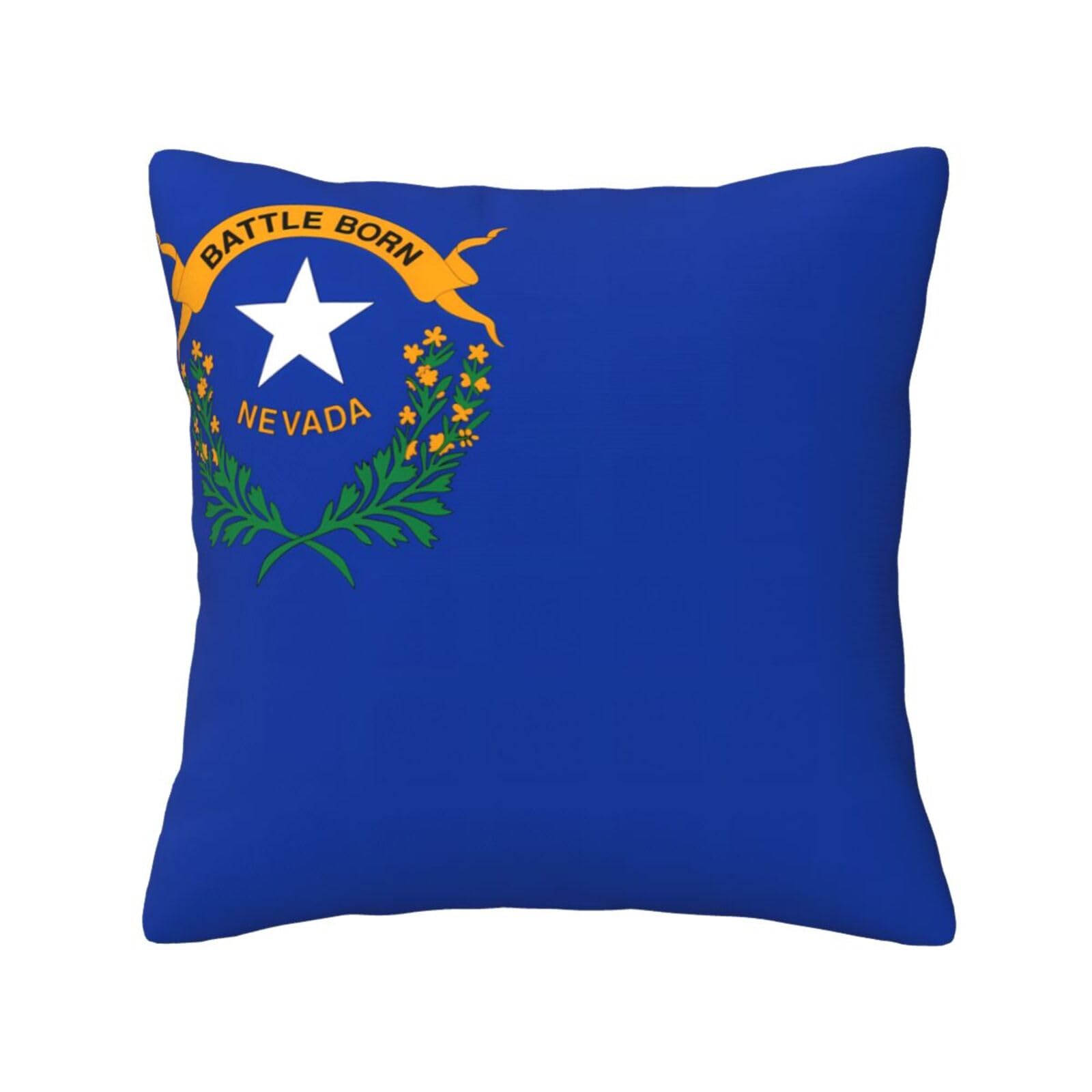 SXZVVBN Nevada State FlagDecorative Square Sofa Cushion Covers