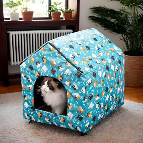 Maison de refroidissement pour chat contre la chaleur du balcon