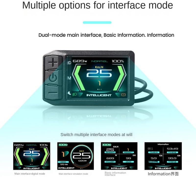 HALLOMOTOR 600C TFT Display multiple interface modes