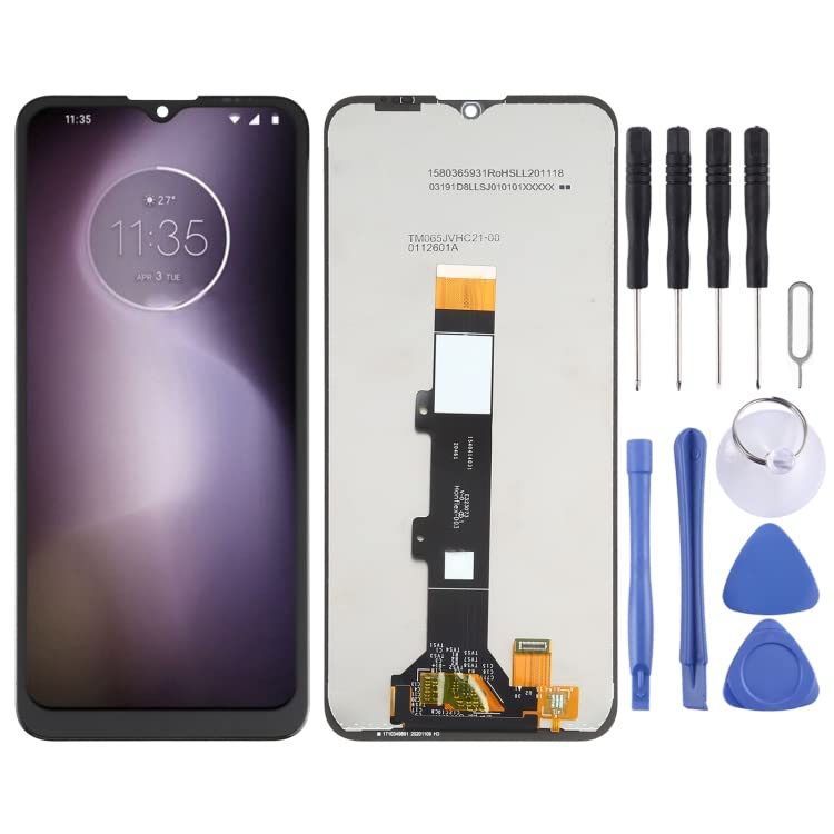 DISPLAY LCD FRAME PER MOTOROLA MOTO G10 XT2127 XT-2127 TOUCH SCREEN Vetro Nero