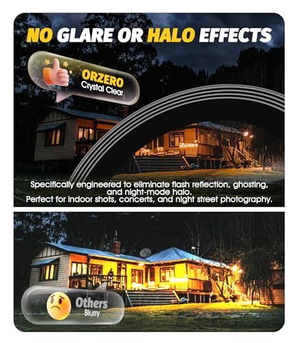 Image of (3 Sets) Orzero Camera Lens Protector Compatible for iPhone 17 Pro&17 Pro Max&16 Pro&16 Pro Max&15 Pro&15 Pro Max&14 Pro&14 Pro Max, [EZ Install] [Case-Friendly] 9H Tempered Glass CD Pattern Lens