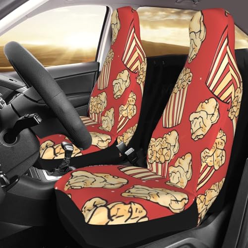 Housses de siège de voiture Popcorn pour voyages en famille