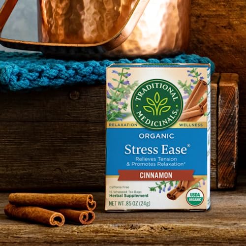 Traditional Medicinals Organic Stress Ease Cinnamon Tea, 16 Tea Bags - Image 6