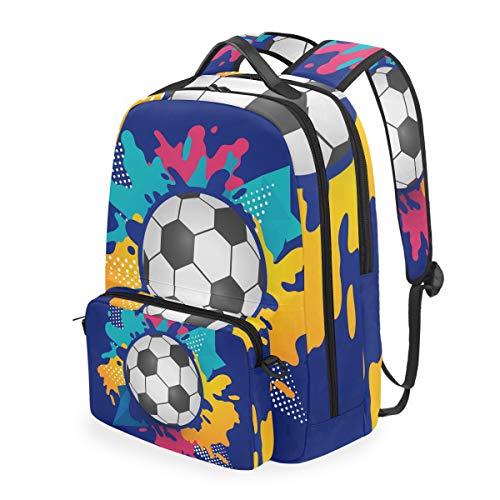 Mochila de fútbol Desmontable  para Estudiante  Escuela  Viajes  Senderismo  Camping