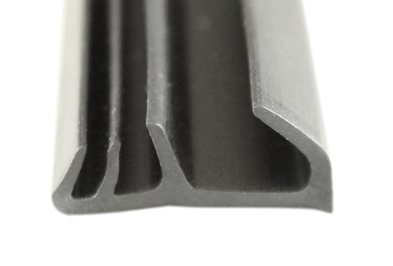 SN-TEC Holzfensterdichtung/Renovierungsdichtung/Fenstergummi SD 2483 für 2,5 bis 5,5 mm Nut für Holz Fenster, Farbe: schwarz (20 Meter)