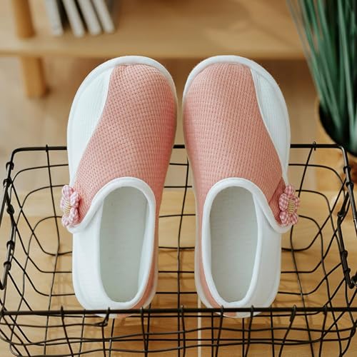 [�u�h�f�r�y�s�j�k] ���[���V���[�Y ���V���[�Y ���n�r�� �w�l �����p ������� �C ���f�B�X �X���b�p �y�� �D�P�� �Y�� ����~�� �p ����җp�C ��̓� �h�V�̓� �����₷��(White-pink,24.5cm)