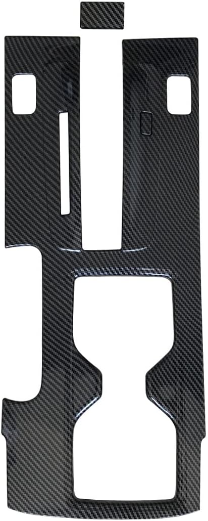 ruihe Carbon Fiber Pattern Car Gear Shift Knob Console Panel Trims Cup Holder Frame Cover Compatible with Fit for Honda Accord 2013 2014 2015 2016 2017