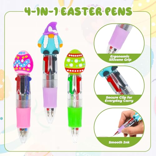 Save 41% on 30 Pcs Easter Multicolor 4-in-1 Fun Pens