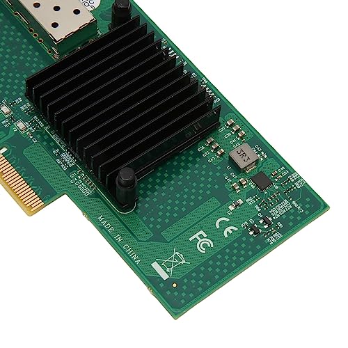 Tarjeta de Red PCIe 10000Mbps Alta Velocidad Adaptador Gigabit con Controlador 82599EN PCI Express X4 5.0GT SFP LC Fibra Óptica para Win Server Linux VMWare ESXi miniatura 6