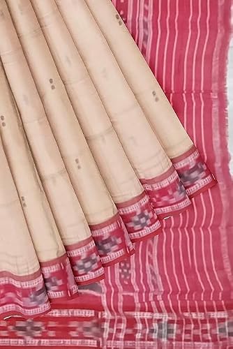 COTTONSILK & KHANDUAPATA sambalpuri silk saree – image 3