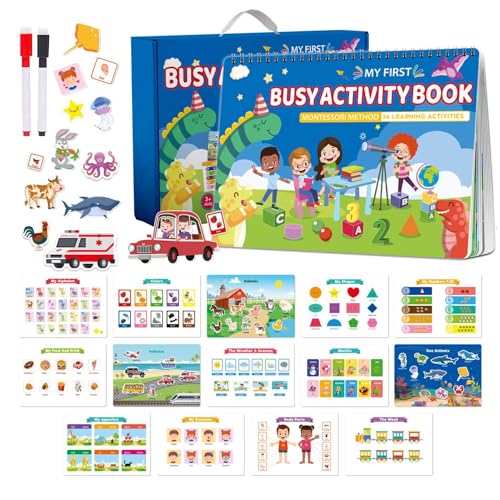 Livre occupé d'activité pour occuper les enfants calmement en voyage et maison