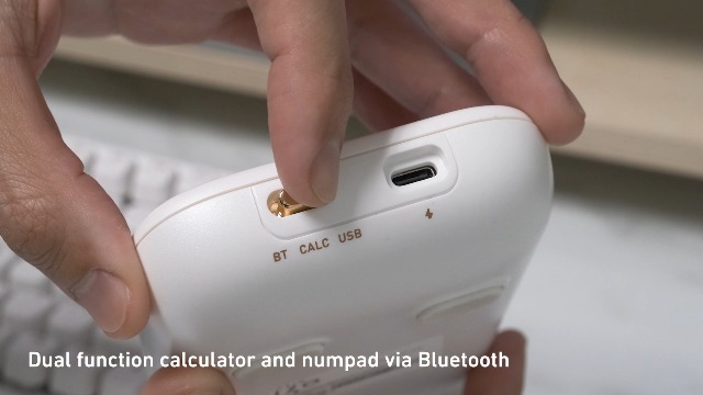 Watch Azio IZO Mechanical Calculator & Number Pad, White Blossom on ...