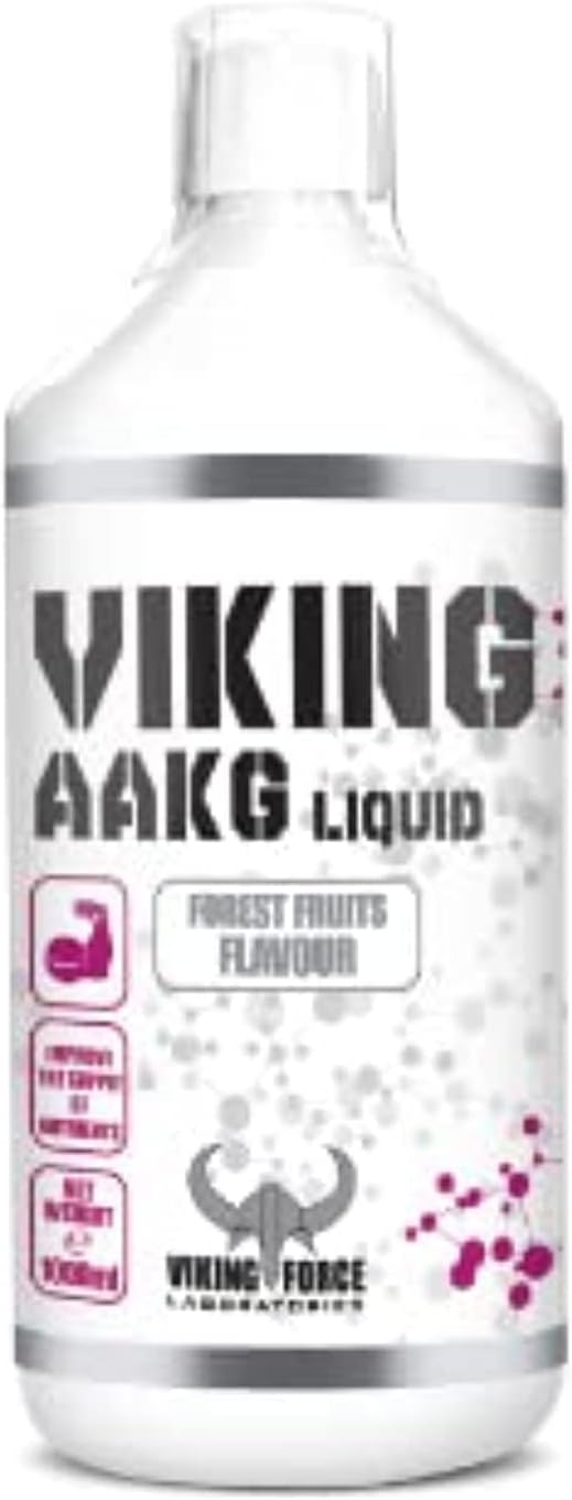 VIKING FORCE AAKG liquid- Forest Fruits Flavour Pre-workout supplement, 1000ml pack, Improved supply of nutrients