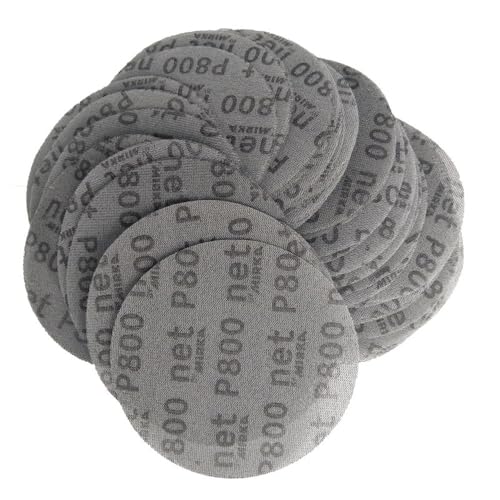 Disque abrasif maille 150mm grain 180 pour ponçage de surface auto sans poussière