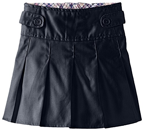 Genuine Girls' Twill Pleated Scooter with Hip Tab Detail