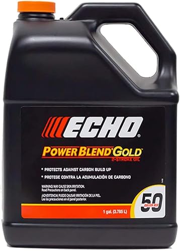 Echo 4PK - Mezcla de aceite de motor de 2 ciclos de vida prolongada 6450050 (1) galón