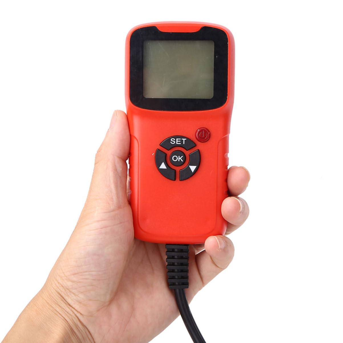 VALICLUD Comprobador De Batería Probador De Batería Portátil Analizador Del Sistema De Carga Para Coche Automóvil Rápido Probador Digital Práctico Para Carretera