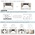 MIULEE 12x20 Inch Outdoor Pillow Insert Waterproof Decorative Throw Pillow Insert, Rectangle Lumbar Garden Pillow Form for Patio Sofa Couch
