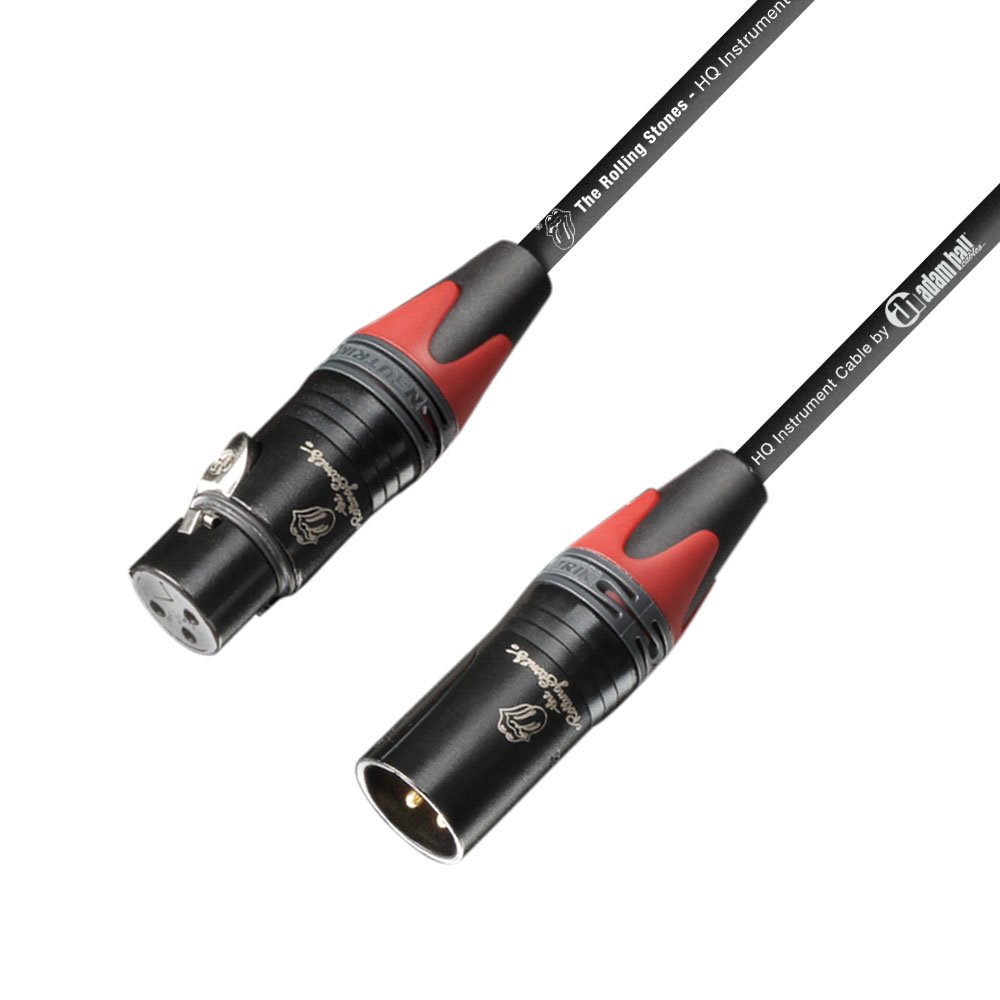 adam hall K6MFP1000 Câble Audio 10 m XLR (3-pin) 6,35 mm Noir – Câbles Audio (XLR (3-pin), Femelle, 6,35 mm, mâle, 10 m, Noir)