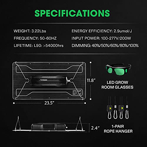 VIVOSUN GIY 4x2 Grow Tent Complete System, 4x2 ft. Grow Tent Kit Complete with 4 Inch Inline Fan Package, VS2000 LED Grow Light, Temperature Humidity Monitor, Netting, Grow Bags, Pruning Shear & Timer 3 VIVOSUN GIY 4x2 Grow Tent Complete System, 4x2 ft. Grow Tent Kit Complete with 4 Inch Inline Fan Package, VS2000 LED Grow Light, Temperature Humidity Monitor, Netting, Grow Bags, Pruning Shear & Timer - Image 4