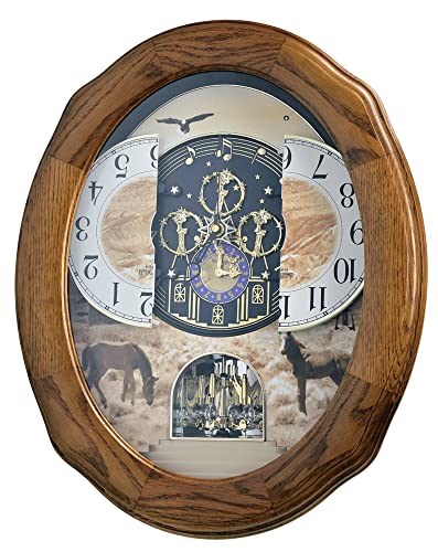 Rhythmclocksjoyfulprairiemagicmotionclock  Urban Country Home Decor Rhythm clocks joyful prairie magic motion clock  urban country home decor