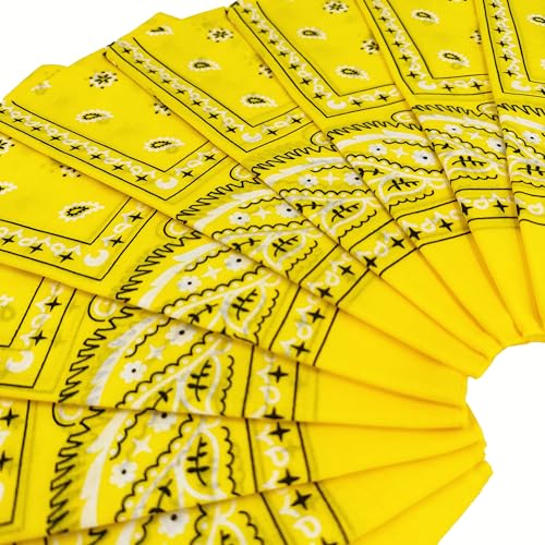 Image of Vamqor 100% Cotton 10 Pack Fine Bandanas
