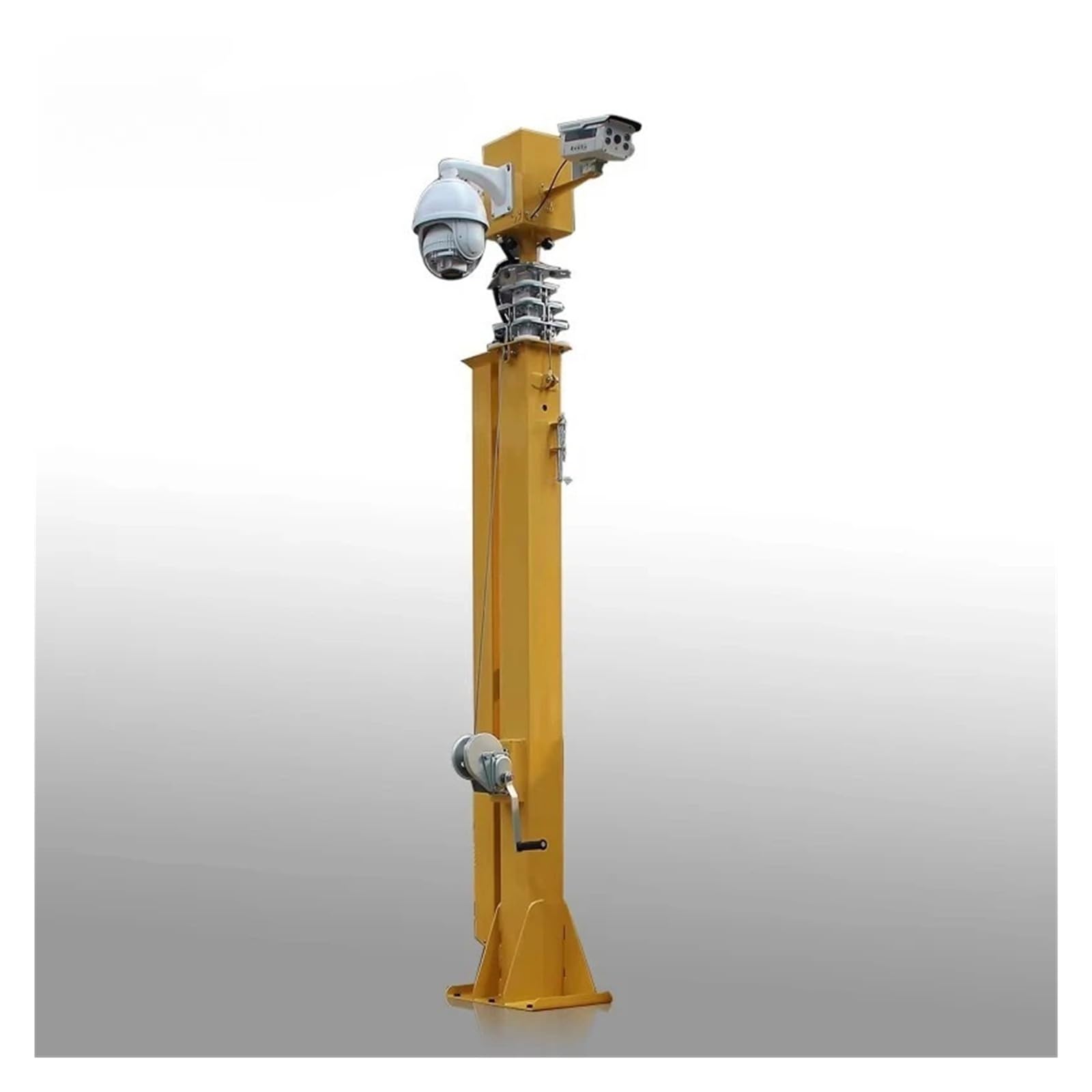 Antenna Di Comunicazione Con Asta Telescopica | CCTV Di Sorveglianza Dell'ascensore A Manovella Dell'albero Idraulico Da 4-15 Metri(10M)