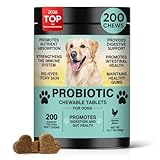 Probiotics for Dogs Gut Digestive Health Probiotic Chews for Dogs Digestive Enzymes Relieve Diarrhea Immunity Oral Problems Itching Constipation Prebiotics Dog Probiotics 200 Ct Chicken