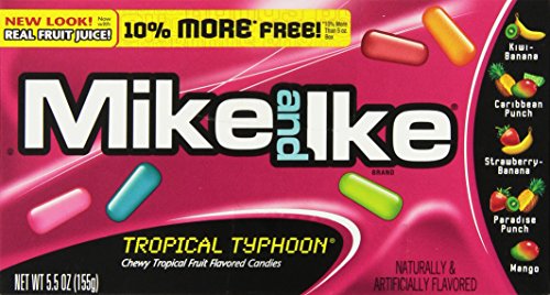 Mike and Ike Tropical Typhoon 5.5oz Box, 2 Boxes miniatura 1