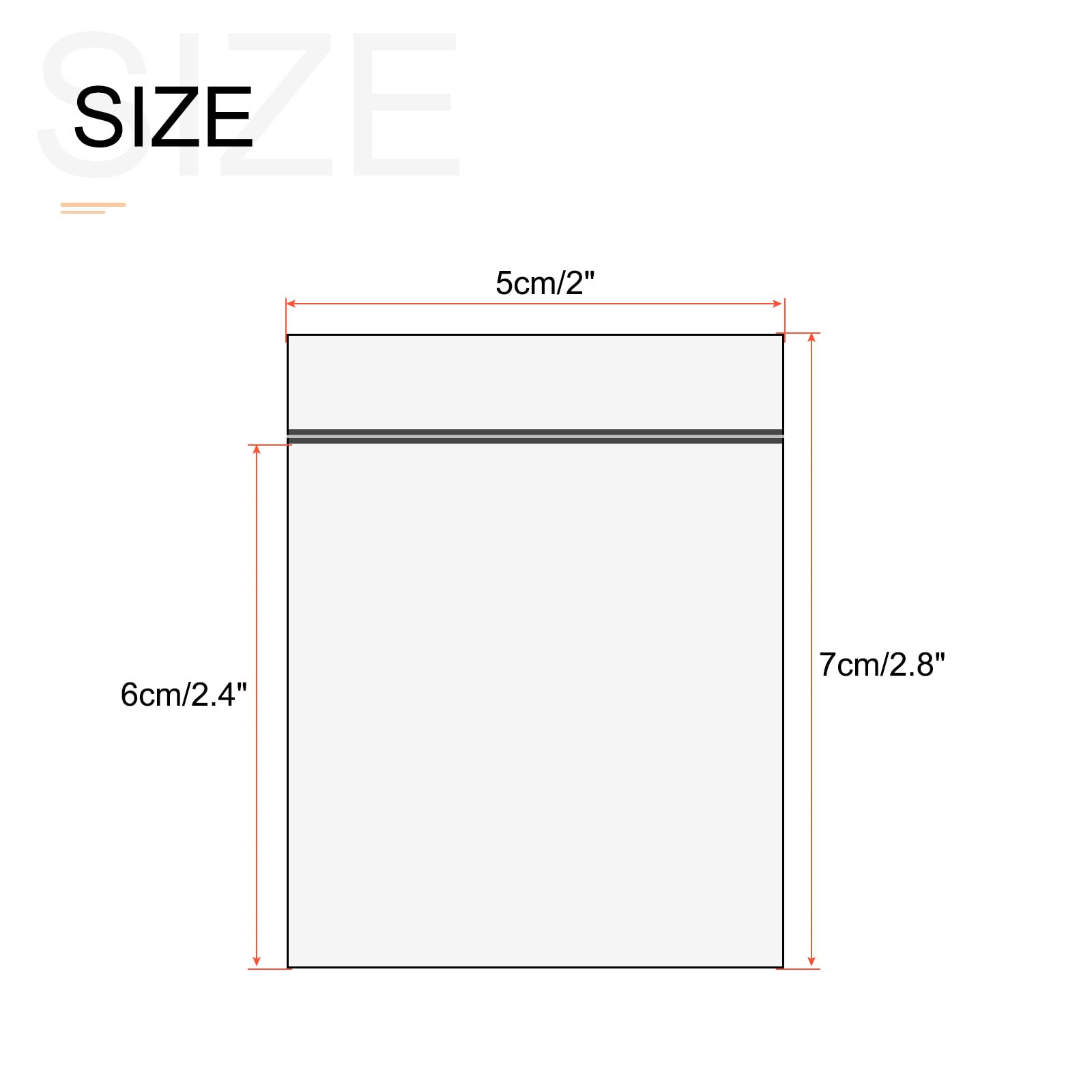 MECCANIXITY Anti Static Bags Shielding Bag 2x2.8inch(5x7cm) Red Transparent Resealable for Hard Drive HDD SSD 50pcs