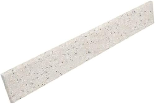 Swanstone VT02103SS.040 EllipseContour Superficie sólida de 1 pieza de salpicadura lateral de tocador, 0.375 pulgadas de largo x 21 pulgadas de alto